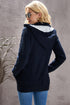 Long Sleeve Button-Up Hooded Cardigans